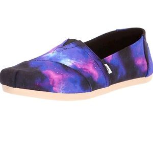 TOMS Women's Alpargata 3.0 Loafer Flat, Black Multi Galaxy, 7.5 NWT